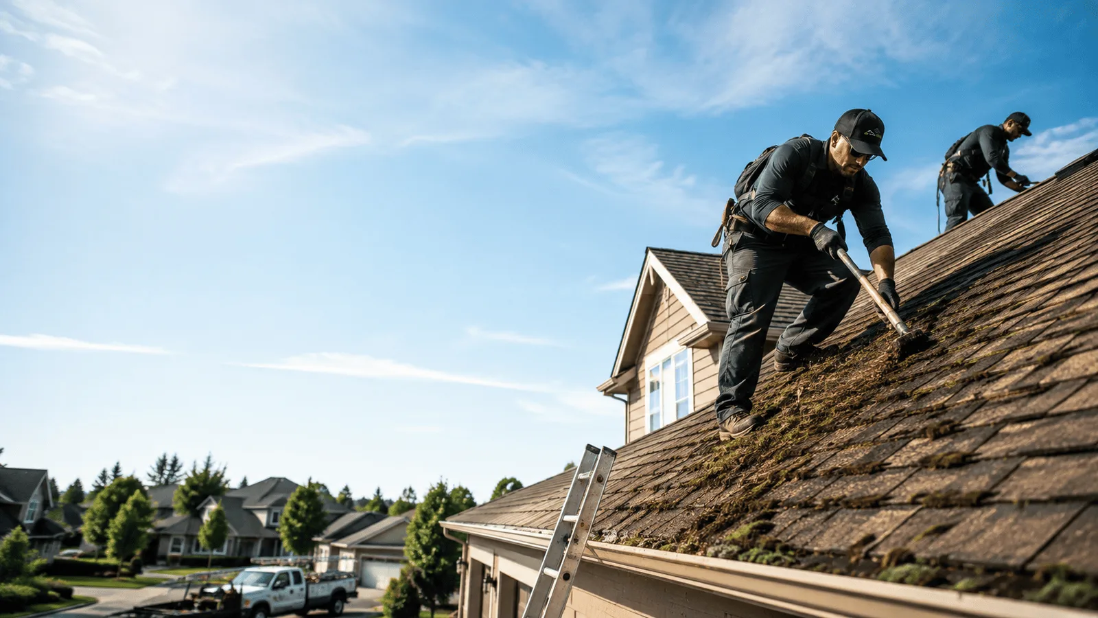 Roof Moss Removal in Brownstown, IN near me